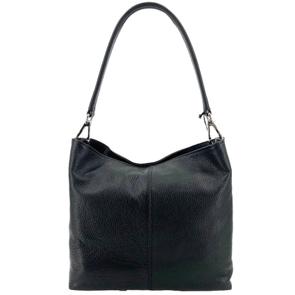 Maxima Schultertasche nero, schwarz