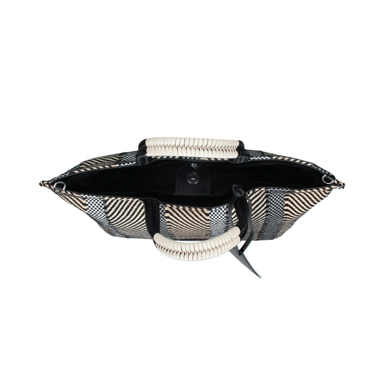 Rebelle ftc Raphia Handtasche, shell, sand