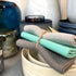 Solwang Design Wischtücher, Grau/Aqua