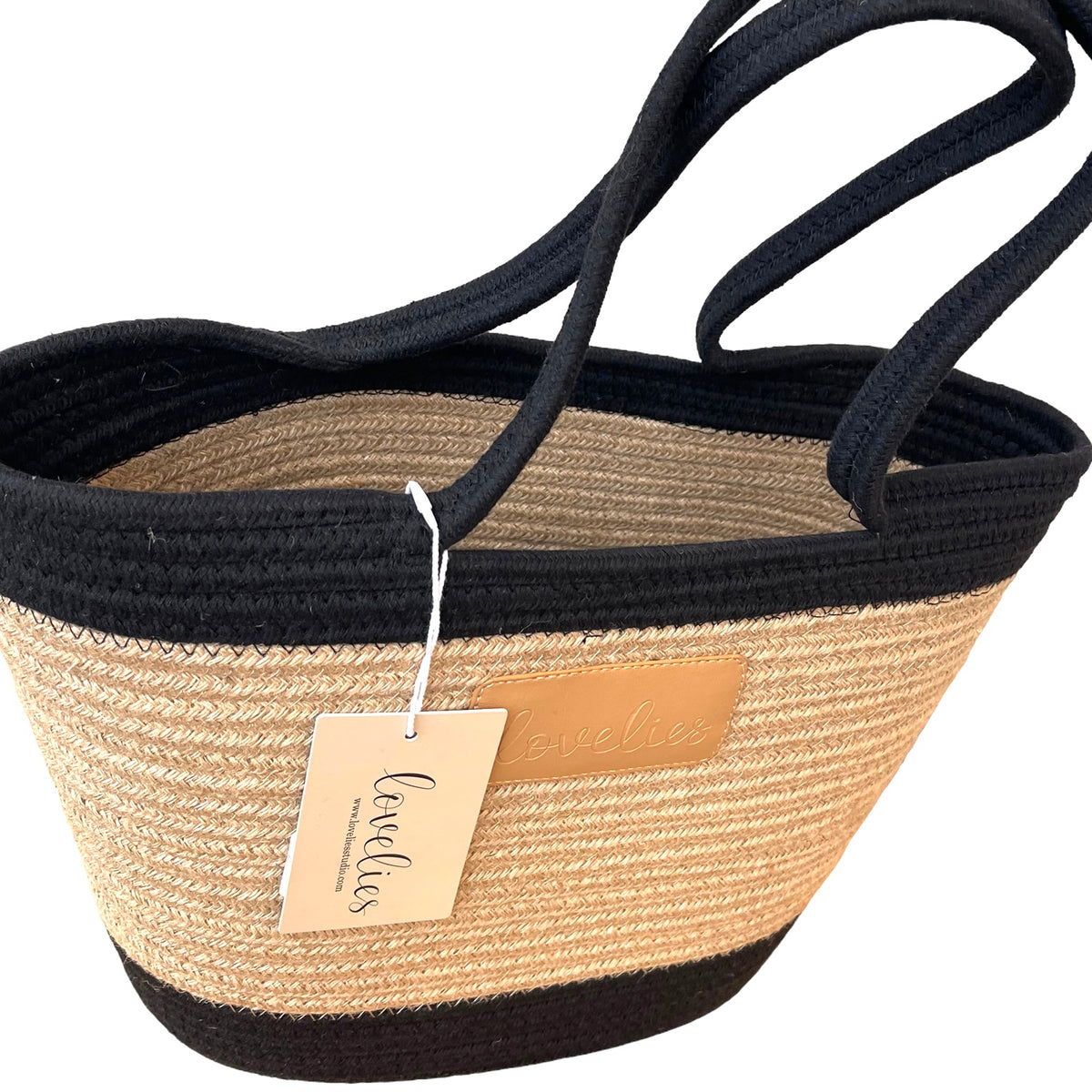 LOVELIES Sommertasche Shopper black schwarz