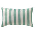 Dutch Decor SIA - Outdoor Kissen 30x50 cm - Gestreift mint weiß