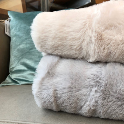 Blyco Webpelzdecke, grau