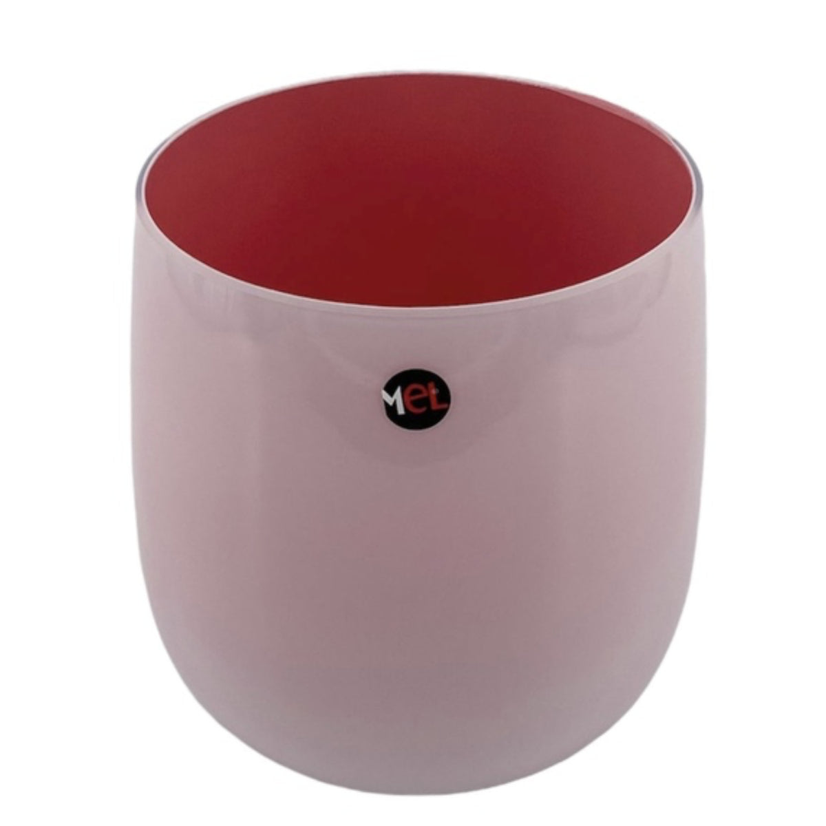 Mel Vase "Happy Spring" mittel koralle