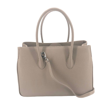 Maxima Handtasche mittel cappuccino beige