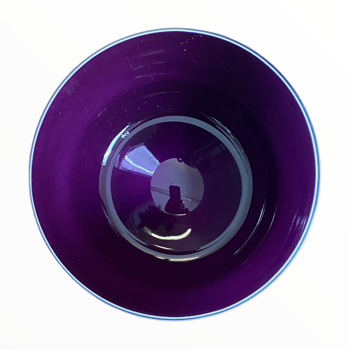 Mel Vase "Happy Spring" groß violett lila