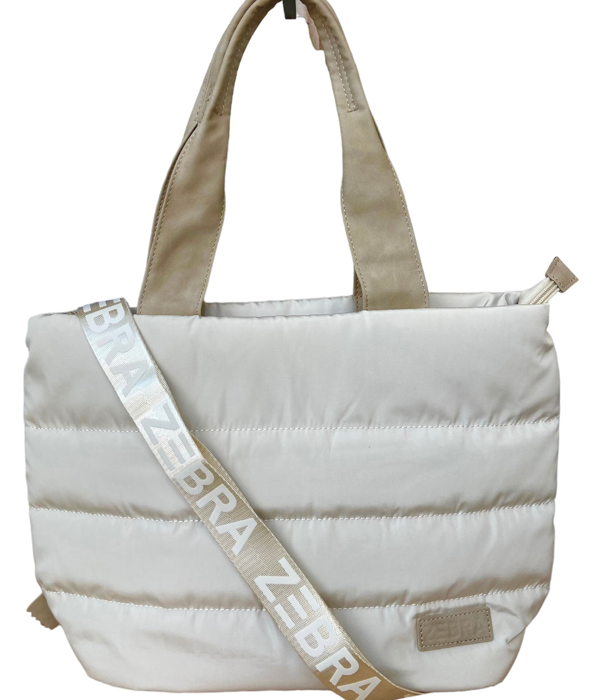 Zebra Shopper klein, creme