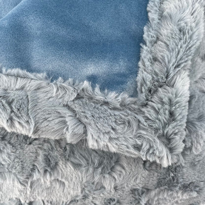Pad Concept Webpelzdecke Bardot, taubenblau blau