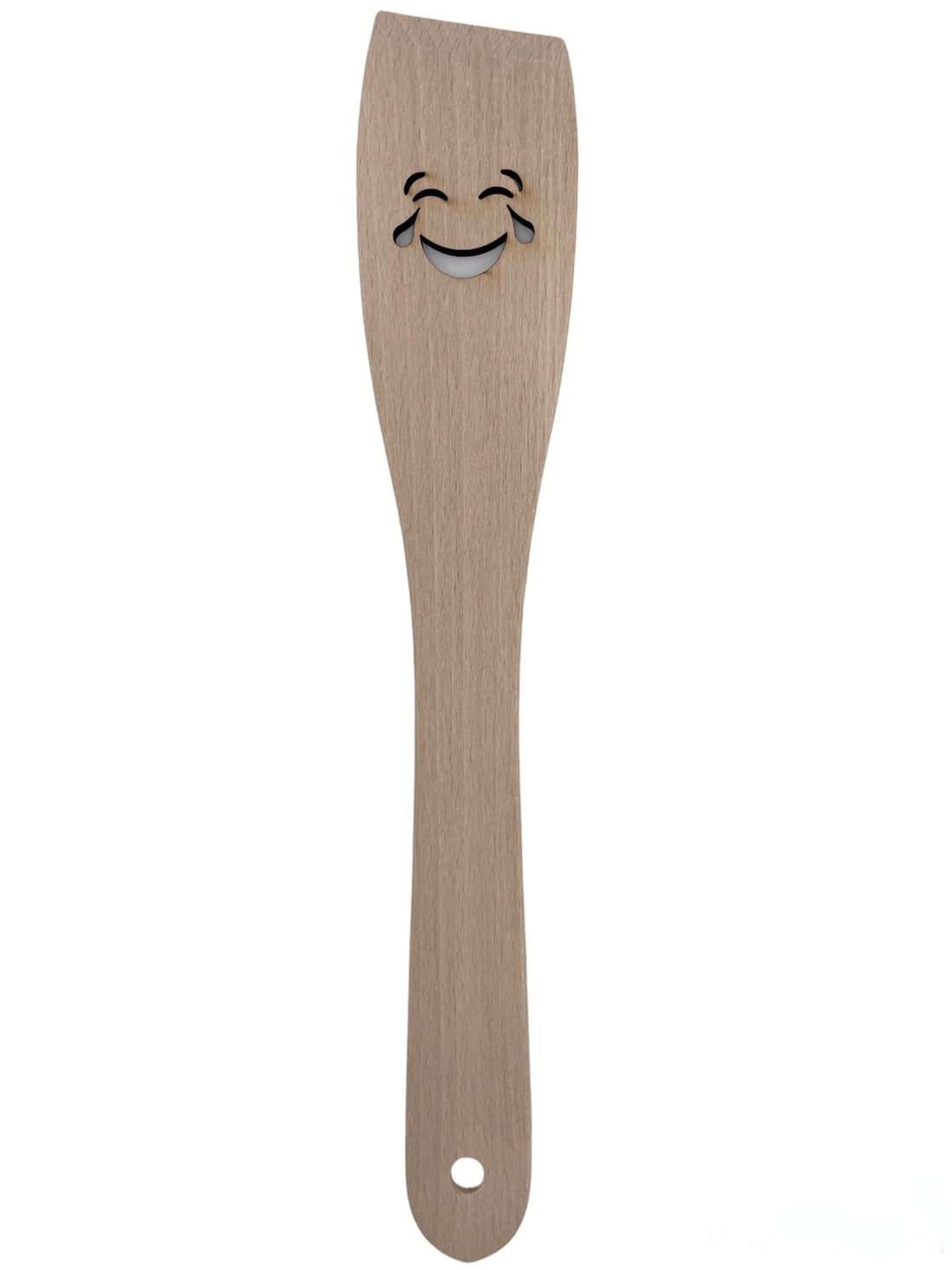Pfannenwender mit Gesicht LACHEND MIT TRÄNEN