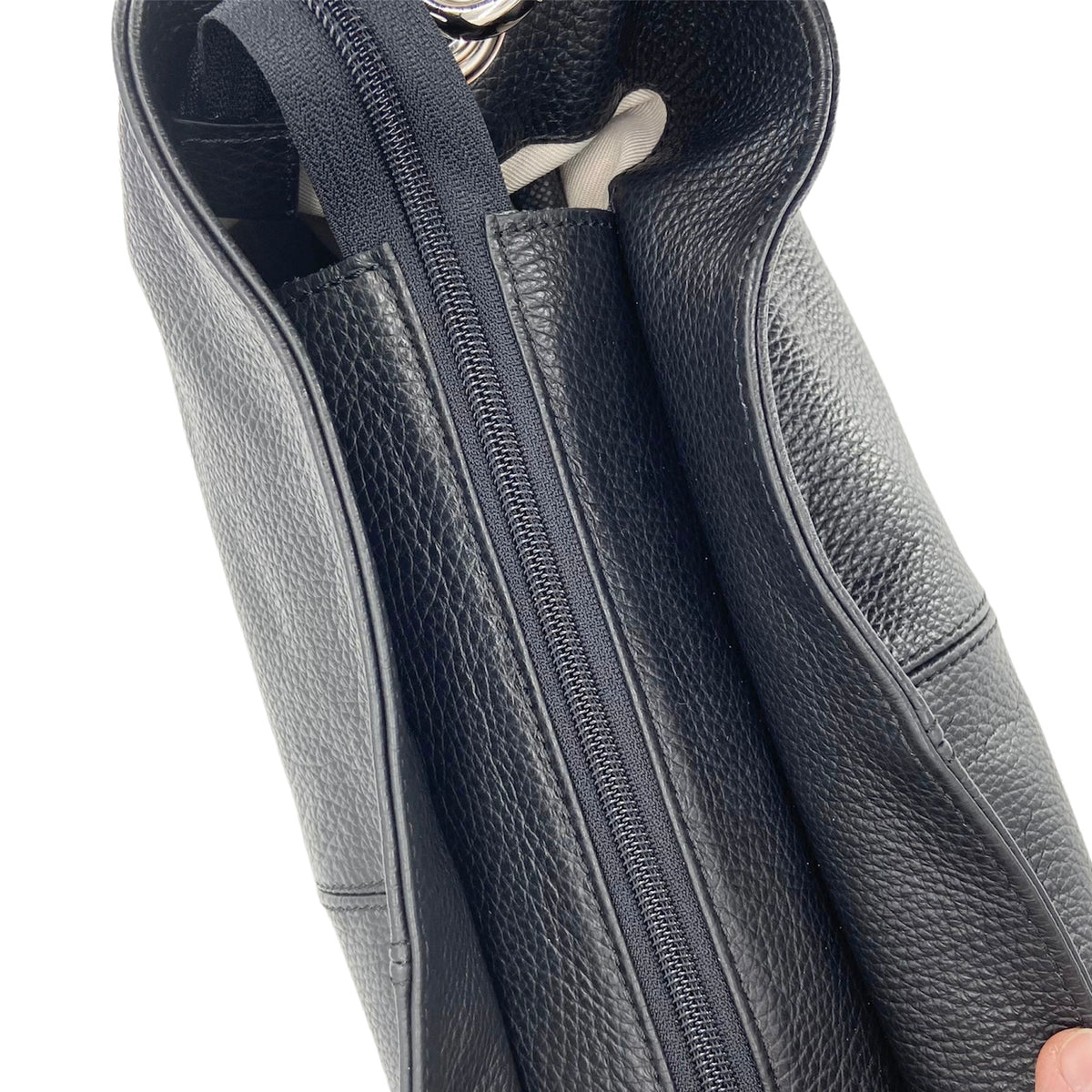 Maxima Schultertasche nero, schwarz
