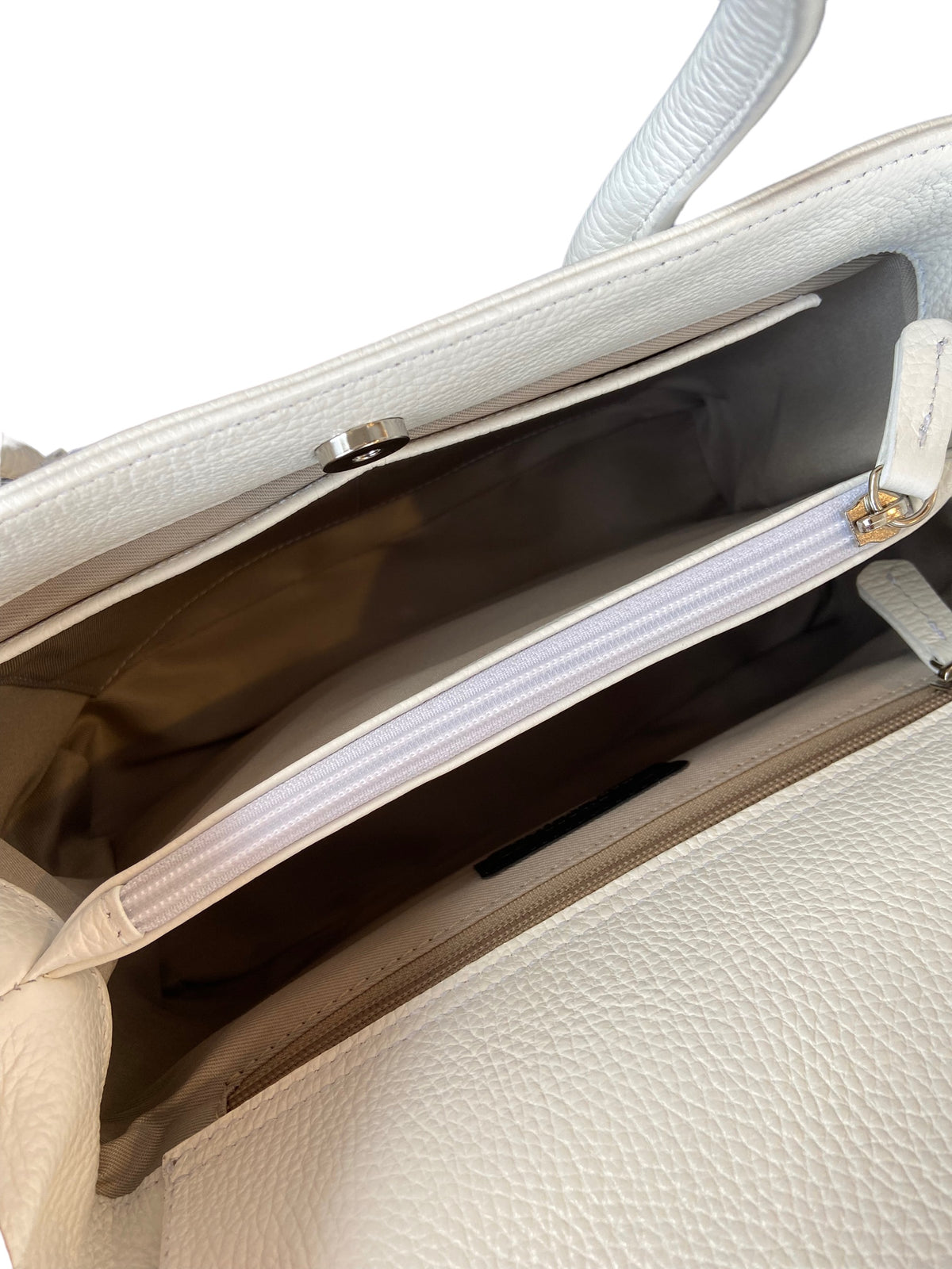 Maxima Handtasche klein weiß gesso