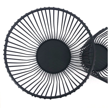 Posiwio Windlicht aus Metall, schwarz