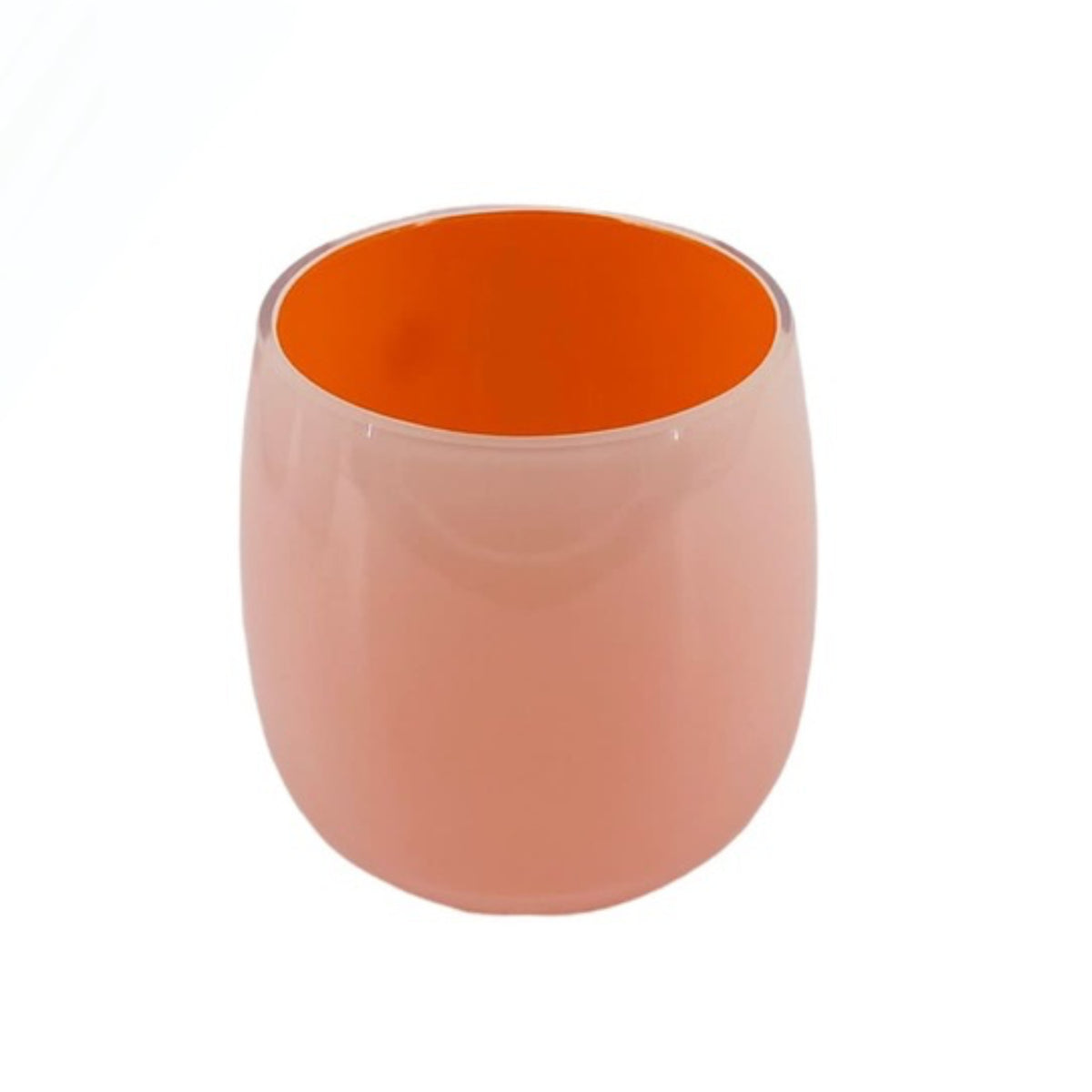 Mel Vase "Happy Spring" klein orange