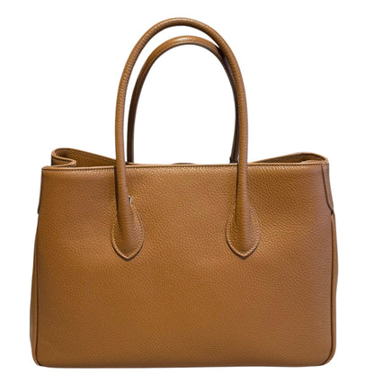 Maxima Handtasche mittel cuoio cognac nussbraun