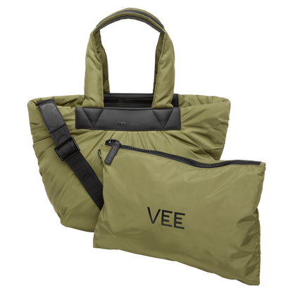 VEE Caba Tote Medium olive grün