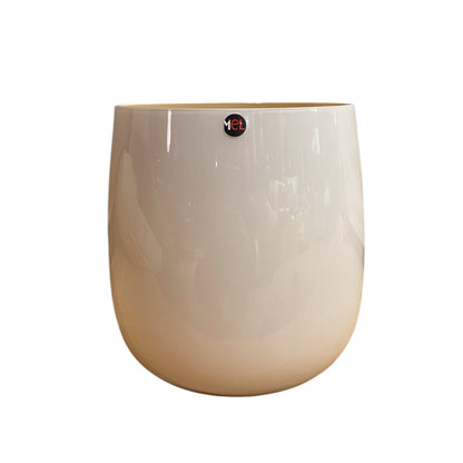 MEL Vase "Happy Spring" groß beige