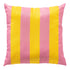 Dutch Decor APOLLO - Outdoor Kissen 45x45 cm - Gestreift gelb rosa
