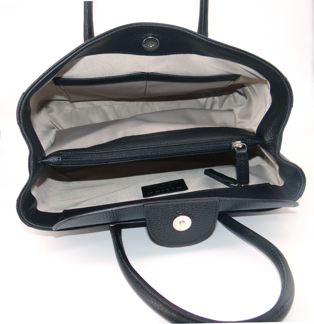 Maxima Tasche mittel, schwarz - Innen