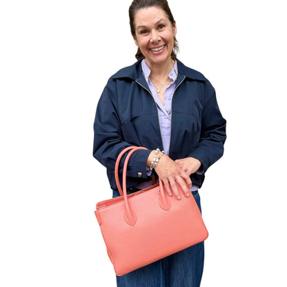 Maxima Handtasche mittel salmone lachs apricot