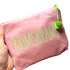 Frau Heidelberg Kosmetiktasche M rosa NEON grün KRIMSKRAMS