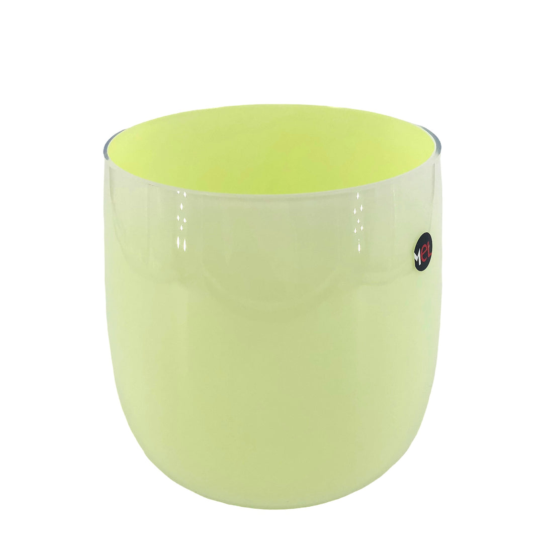 Mel Vase "Happy Spring" klein hellgrün