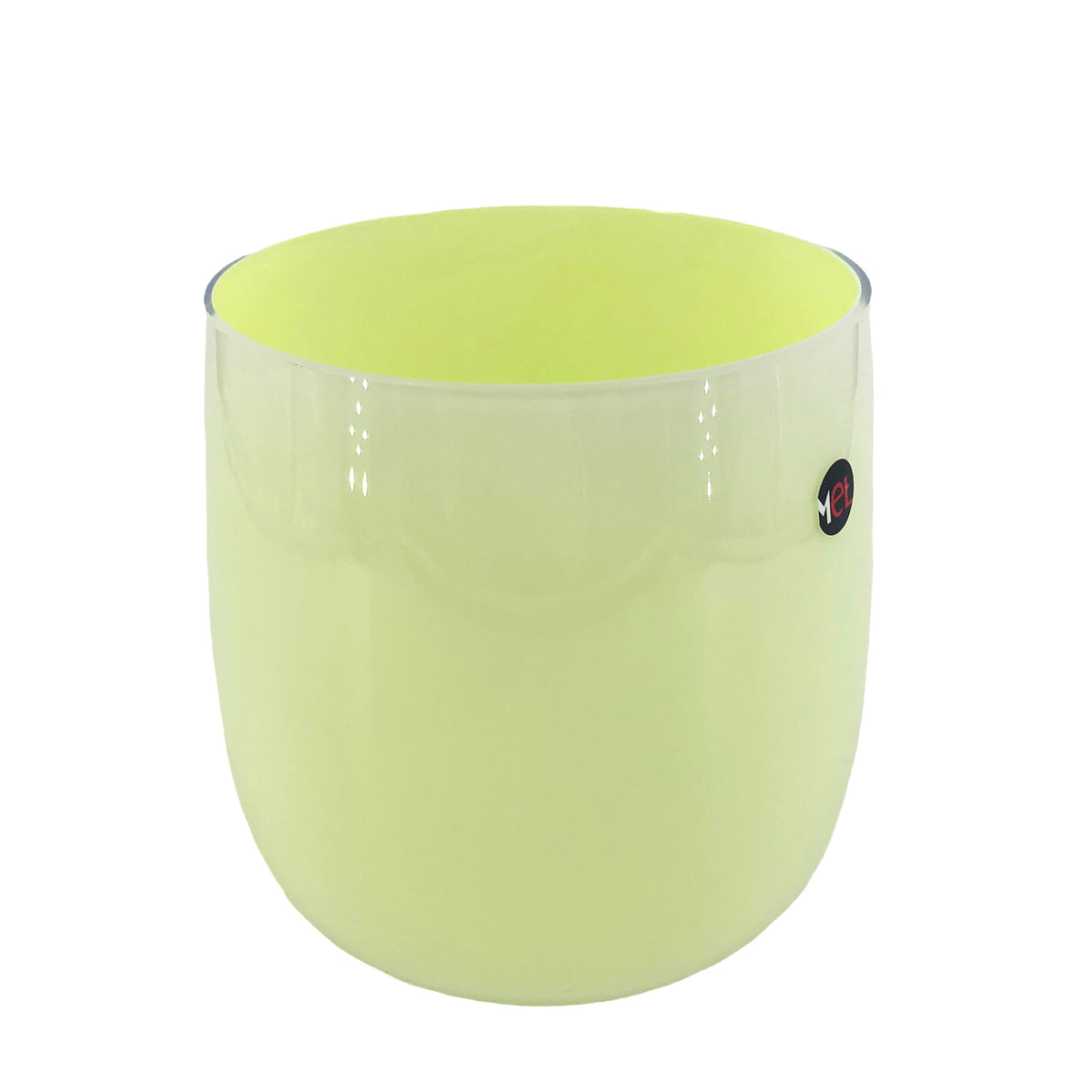 Mel Vase "Happy Spring" klein hellgrün