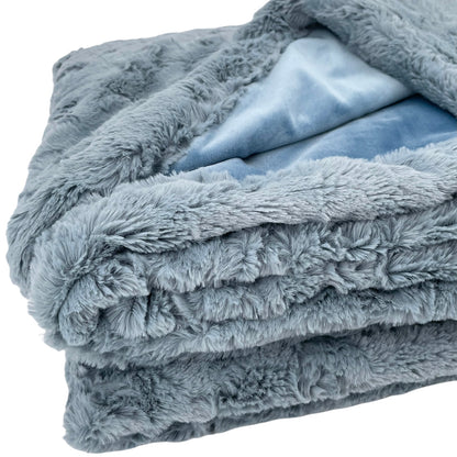 Pad Concept Webpelzdecke Bardot, taubenblau blau