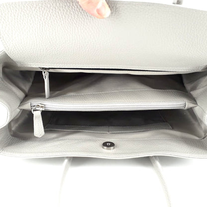 Maxima Tasche mittel, hellgrau perla - Detail