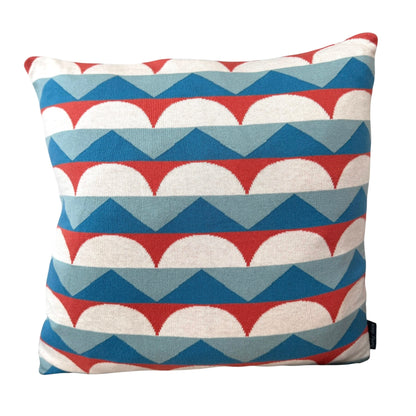 Funky Doris Kissenhülle TOBY BLUE blau hellrot