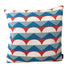 Funky Doris Kissenhülle TOBY BLUE blau hellrot