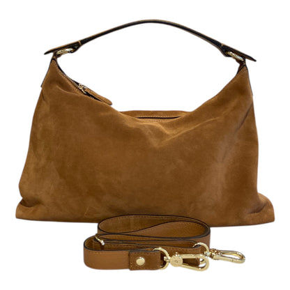 abro ALL IN ONE Hobo bag small, cuoio