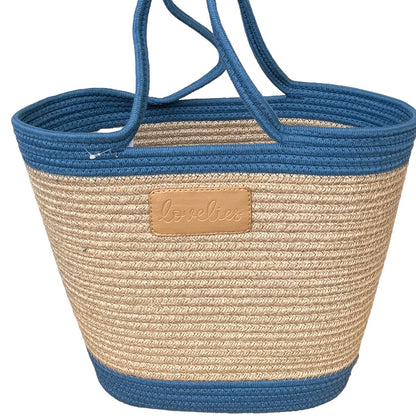 LOVELIES Sommertasche Shopper blau