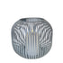 Windlicht Metall M grau inkl LED Kerze