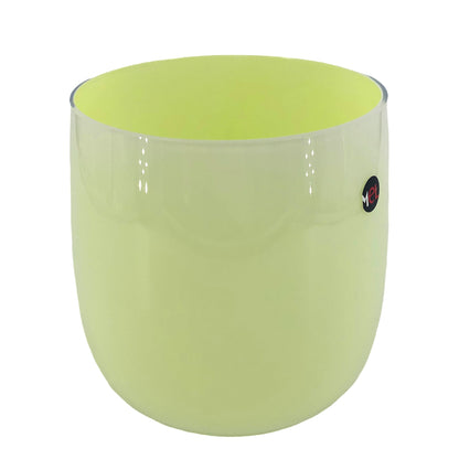 Mel Vase "Happy Spring" mittel hellgrün