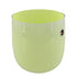 Mel Vase "Happy Spring" mittel hellgrün