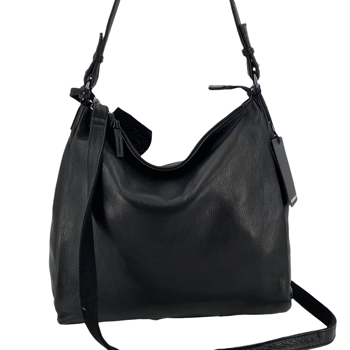 Burkely Just Jolie Schultertasche, Umhängetasche, Beuteltasche, Hobo groß schwarz