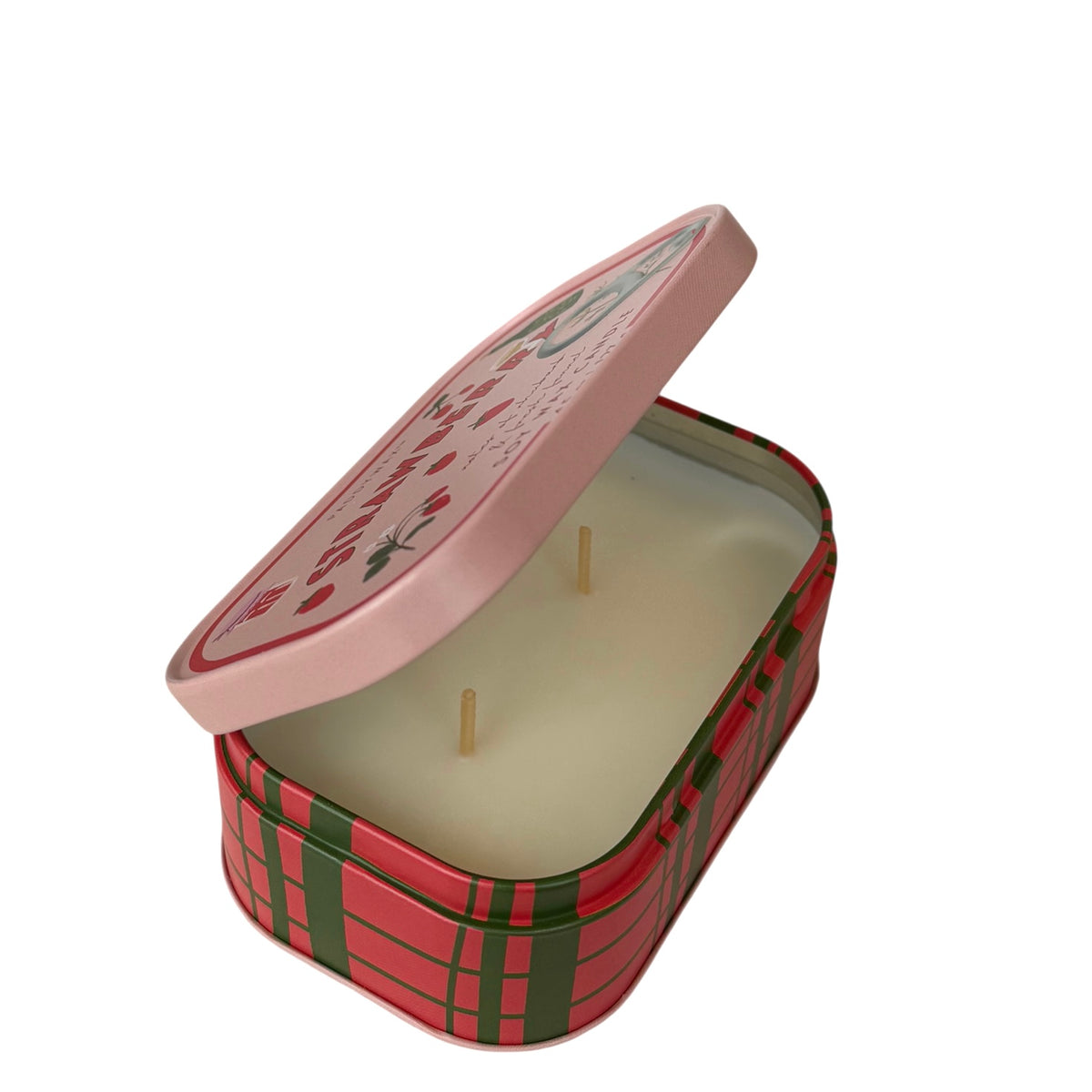 Paddywax Duftkerze Bistro Dose aus Sojawachs Strawberry