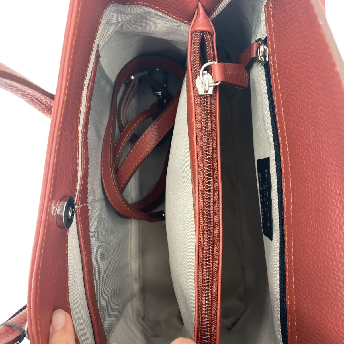 Maxima Handtasche klein ruggine, rostrot
