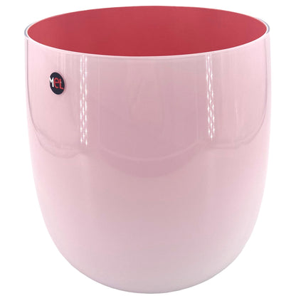 Mel Vase "Happy Spring" groß koralle
