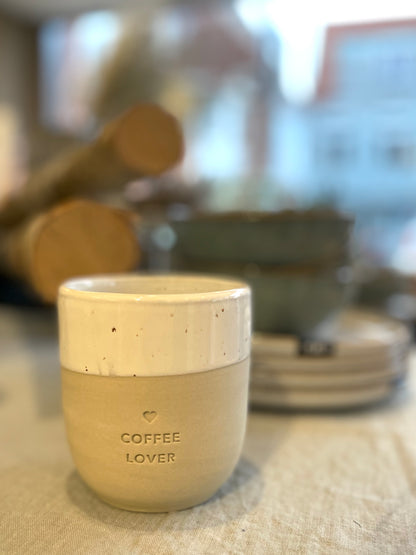 Eulenschnitt Becher COFFEE LOVER
