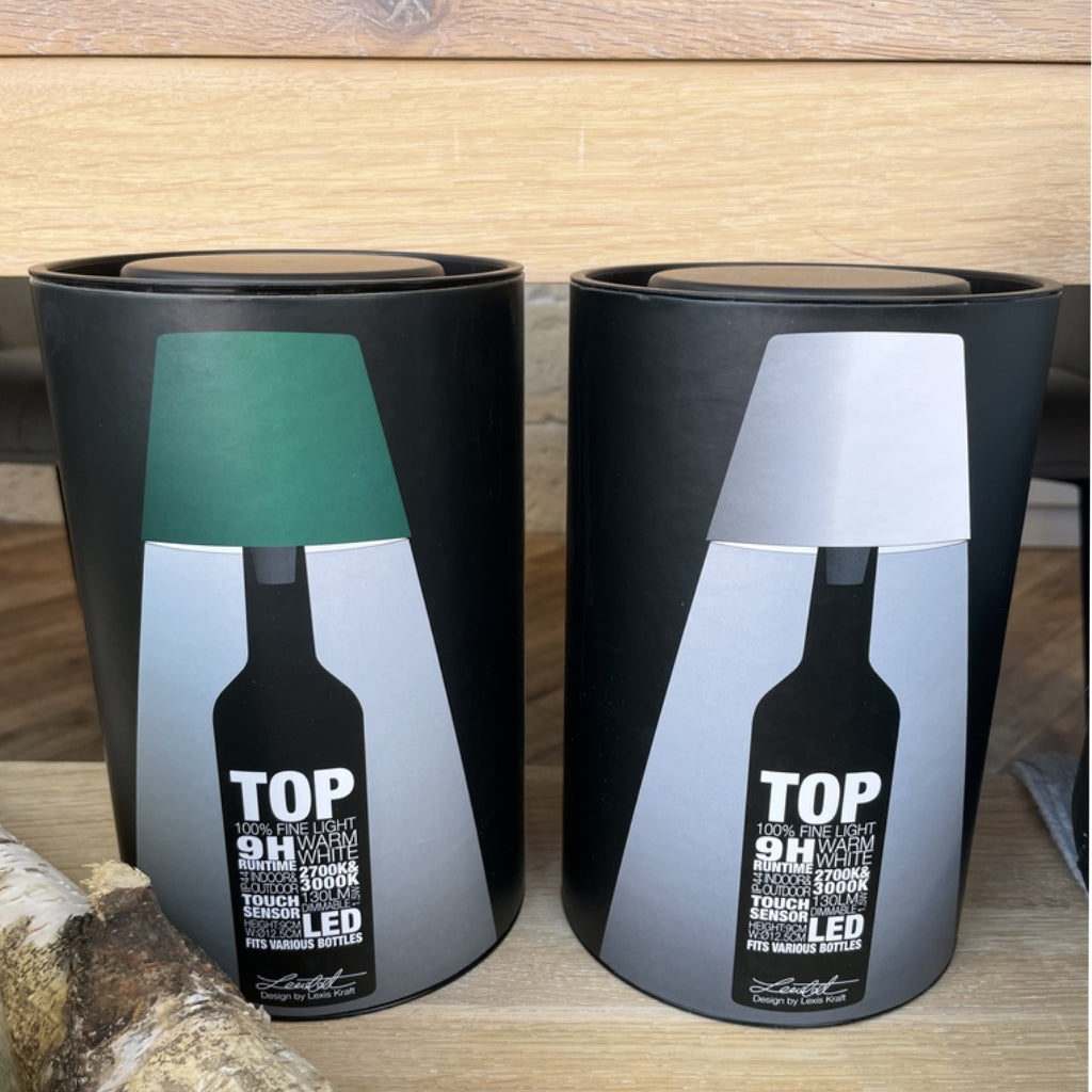 Sompex TOP 2.0 LED Akkuleuchte Tischleuchte sand beige