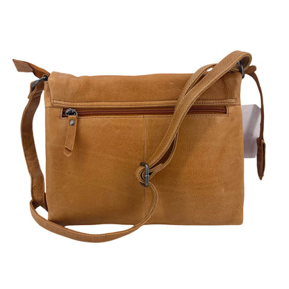 Burkely JUST JOLIE Überschlagtasche, Umhängetasche cognac